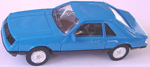 Foto 1:87 Ford Mustang Cobra III blau (neue Räder) herpa 2029