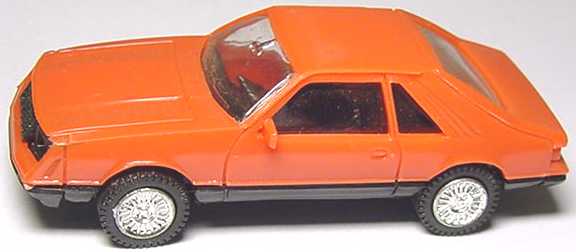 Foto 1:87 Ford Mustang Cobra III rotorange (neue Räder) herpa 2029