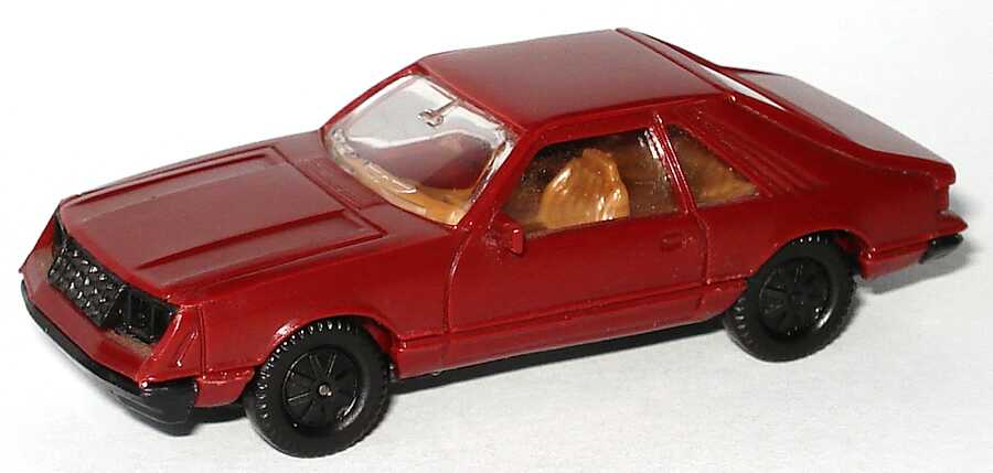 Foto 1:87 Ford Mustang III dunkelweinrot (alte Räder) herpa 2028