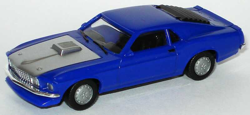 Foto 1:87 Ford Mustang Shelby blau/schwarz herpa 022019