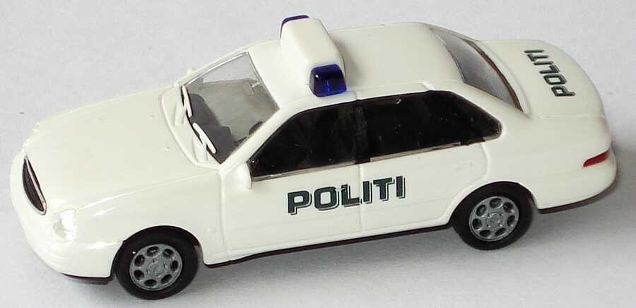 Foto 1:87 Ford Scorpio Stufenheck Politi (Polizei Dänemark) Rietze 50633