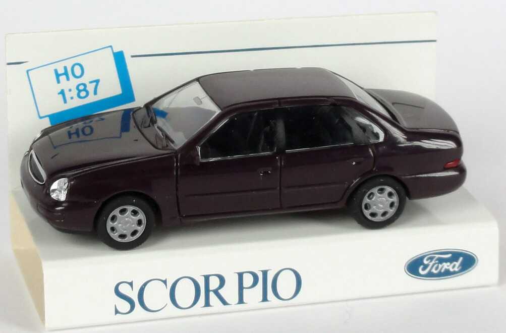 Foto 1:87 Ford Scorpio Stufenheck dunkelviolett Werbemodell Rietze
