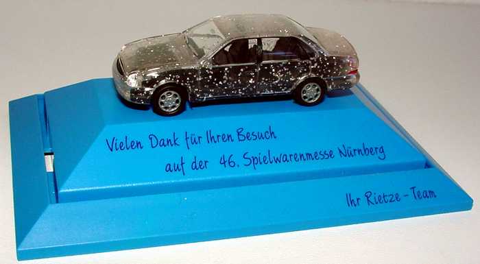 Foto 1:87 Ford Scorpio Stufenheck glitzertransparent 46. Spielwarenmesse Nürnberg Rietze