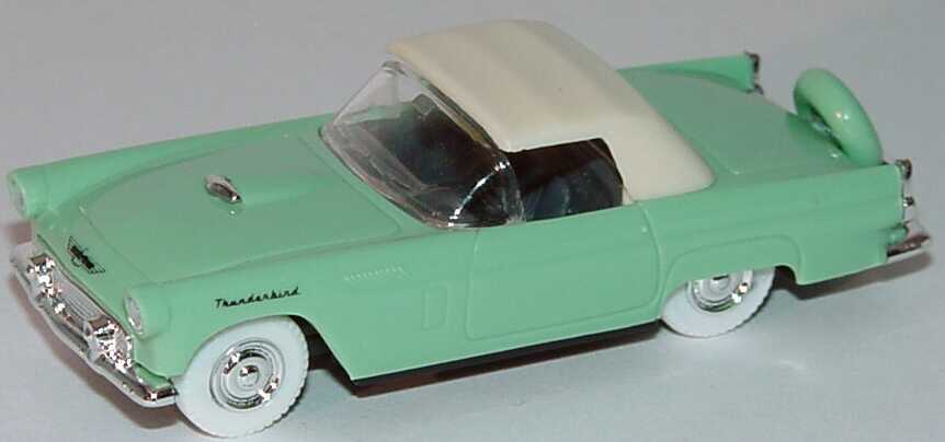 Foto 1:87 Ford Thunderbird ´56 Cabrio mintgrün mit Softtop, de Luxe Praliné 5203