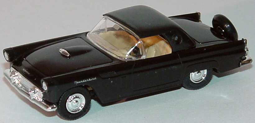 Foto 1:87 Ford Thunderbird ´56 Cabrio schwarz mit Hardtop Praliné 5201