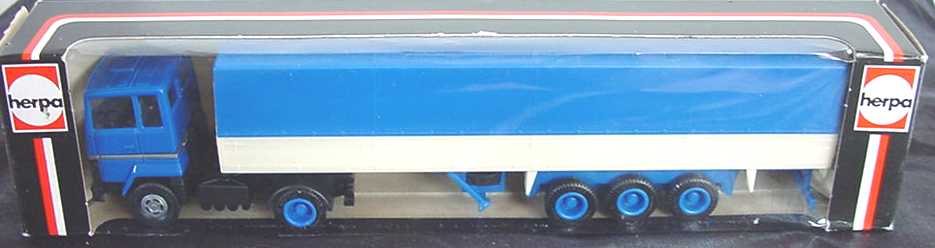 Foto 1:87 Ford Transcontinental PPSzg 2/3 blau/weiß herpa 805003