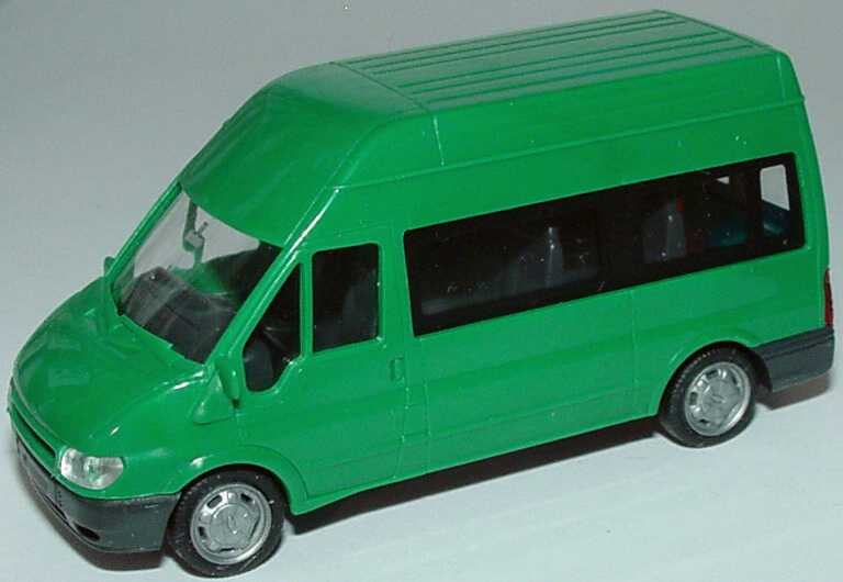 Foto 1:87 Ford Transit 2000 Bus Hochdach Hoch grün Rietze 11040