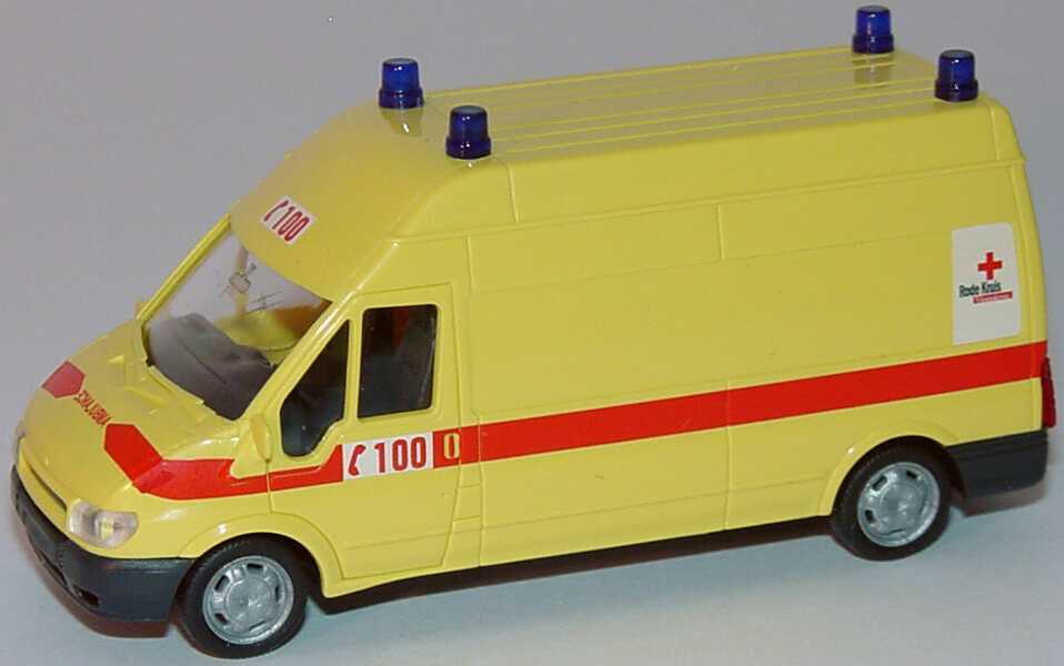 Foto 1:87 Ford Transit 2000 Kasten Lang Hochdach Ambulance - Rode Kruis Vlanderen (Belgien) Rietze 51045