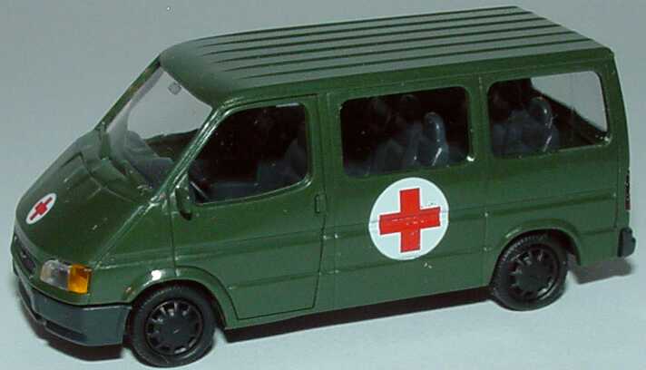 Foto 1:87 Ford Transit ´94 Bus Bundeswehr Rotes Kreuz Rietze 30725