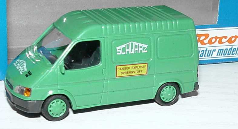 Foto 1:87 Ford Transit ´94 Kasten Hochdach Schwarzbau Sprengstoffwagen Rietze 1504