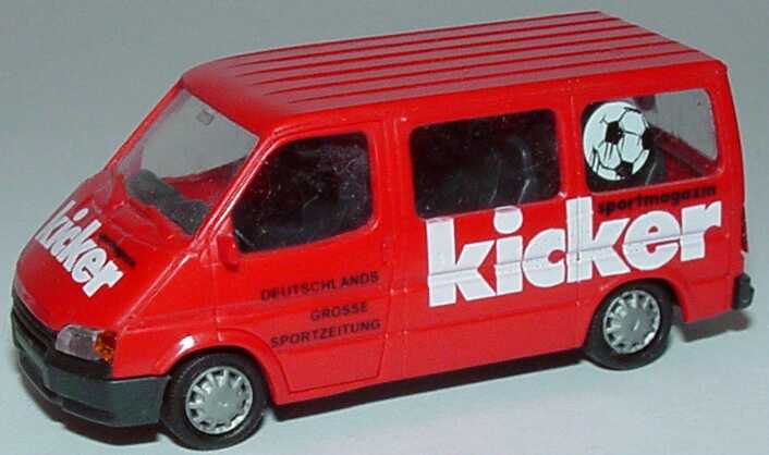 Foto 1:87 Ford Transit B Bus Kicker - Deutschlands große Sportzeitung Rietze