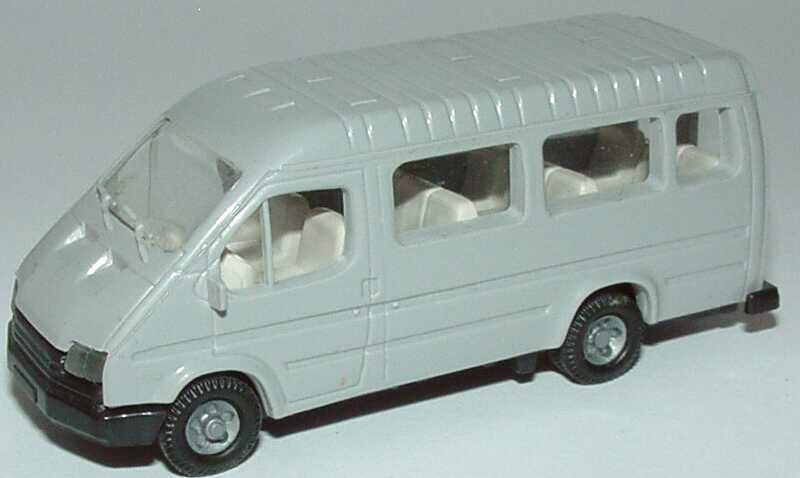Foto 1:87 Ford Transit B Bus lang grau Praliné