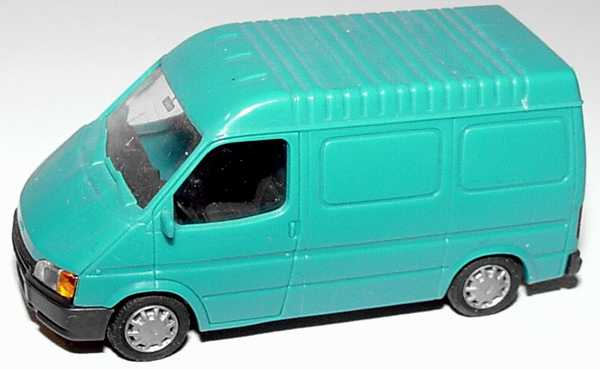 Foto 1:87 Ford Transit B Kasten Mittelhochdach türkis Rietze 10620