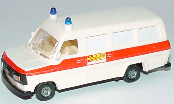 Foto 1:87 Ford Transit Bus lang ASB Praliné