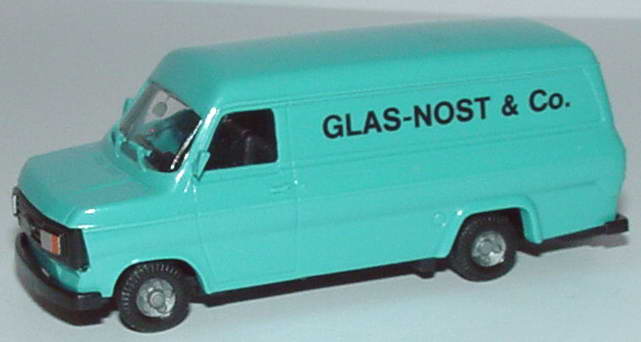 Foto 1:87 Ford Transit Kasten lang Glas-Nost & Co. Praliné