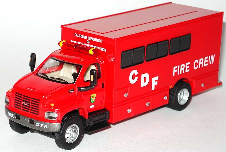 Foto 1:87 GMC TopKick Mannschaftswagen California Department of Forestry and Fire Protections,  CDF Fire Crew Schuco 21820