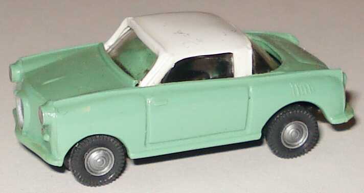 Foto 1:87 Goggomobil Coupé patinagrün/weiß SES Automodelle