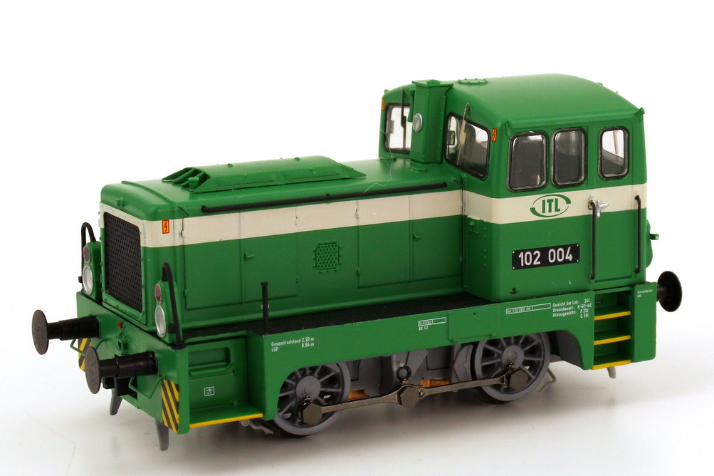 Foto 1:87 H0 Diesellokomotive BR 102 Rangierlok ITL, Epoche VI, Gleichstrom BRAWA 62608