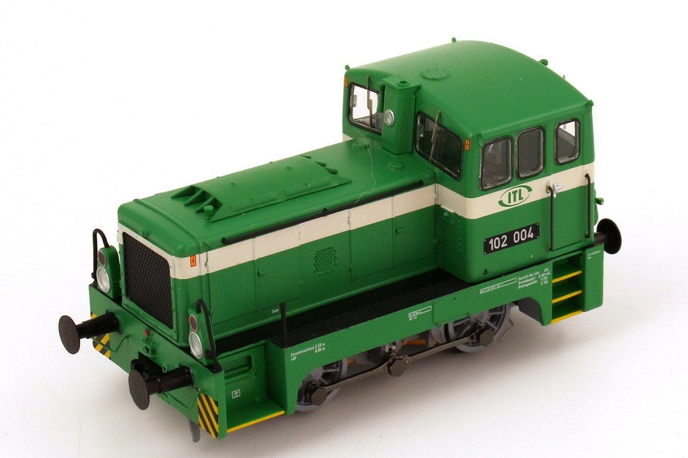 Foto 1:87 H0 Diesellokomotive BR 102 Rangierlok ITL, Epoche VI, Gleichstrom BRAWA 62608