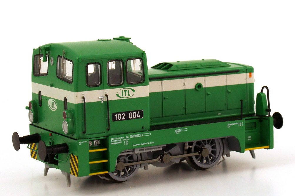 Foto 1:87 H0 Diesellokomotive BR 102 Rangierlok ITL, Epoche VI, Gleichstrom BRAWA 62608