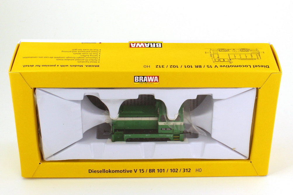 Foto 1:87 H0 Diesellokomotive BR 102 Rangierlok ITL, Epoche VI, Gleichstrom BRAWA 62608