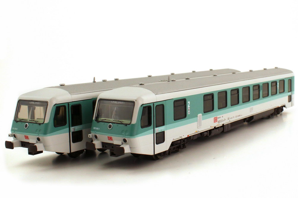 Foto 1:87 H0 Dieseltriebzug VT 628/928 DB AG mintgrün, Epoche IV, Gleichstrom Roco 63015