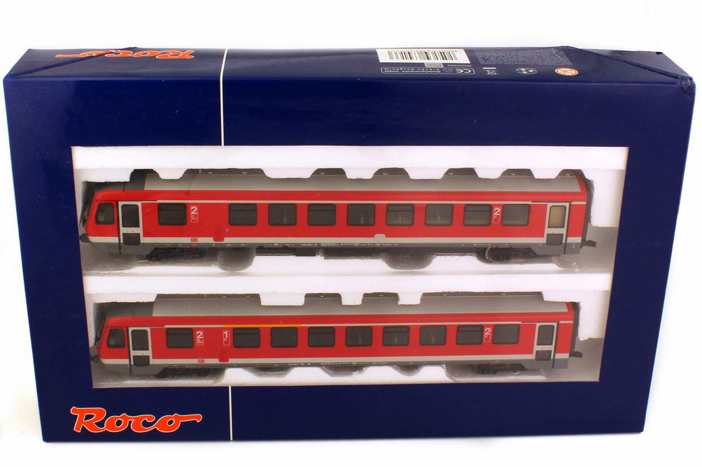 Foto 1:87 H0 Dieseltriebzug VT 628/928 DB AG rot/grau, Epoche V, Gleichstrom Roco 63013