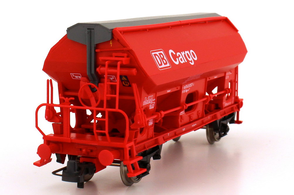 Foto 1:87 H0 Set 3x Talbot Schwenkdachwagen DB Cargo rot, Epoche V Roco 44188