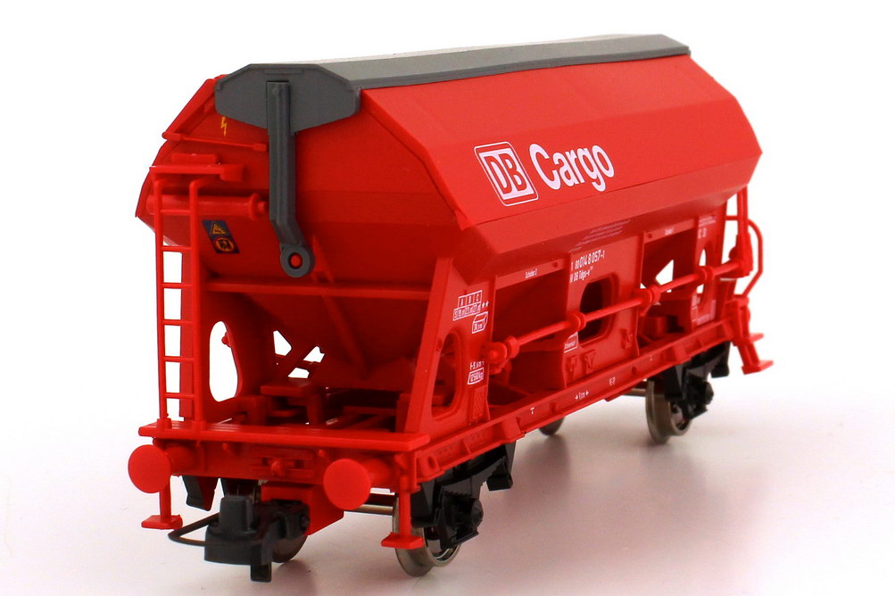 Foto 1:87 H0 Set 3x Talbot Schwenkdachwagen DB Cargo rot, Epoche V Roco 44188