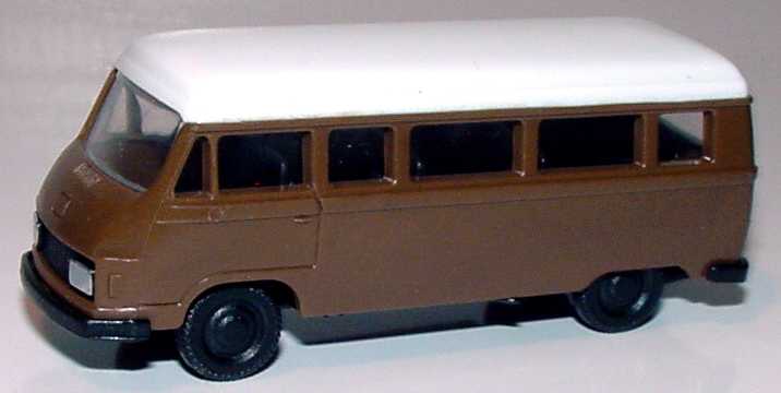 Foto 1:87 Hanomag F35 Bus braun, Dach weiß APS Collection