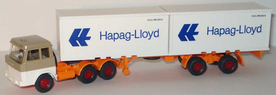 Foto 1:87 Hanomag Henschel 2x20 CoSzg 3/2 Hapa-Lloyd Wiking 521