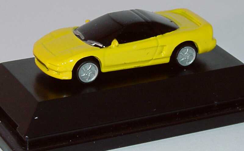 Foto 1:87 Honda NSX gelb (DieCast-Vollgußmodell) Mini Collection 99027