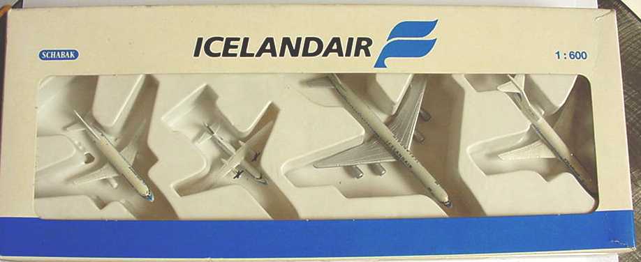 Foto 1:600 IcelandAir-Set (4 Flugzeuge in OVP) Schabak