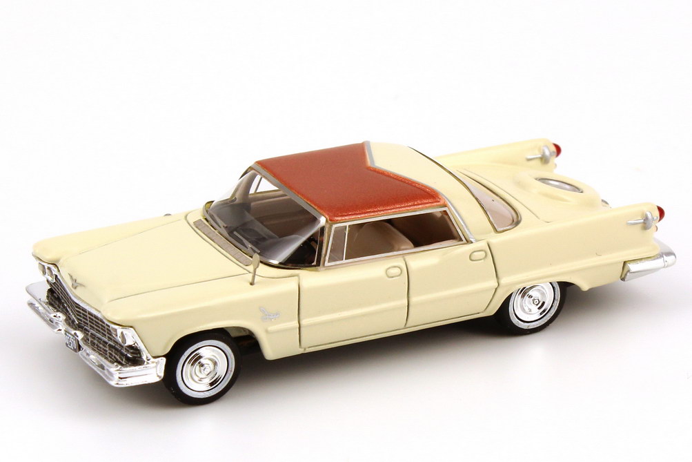 Foto 1:87 Imperial Crown 4-door Southampton (1958) creme / kupfer-rot-met. NEO Scale Models 87570