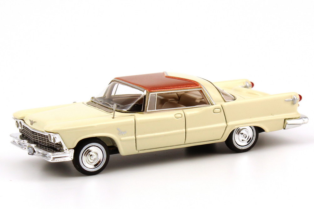 Foto 1:87 Imperial Crown 4-door Southampton (1958) creme / kupfer-rot-met. NEO Scale Models 87570