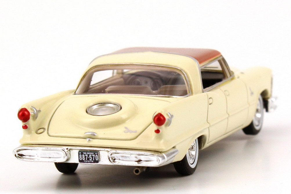 Foto 1:87 Imperial Crown 4-door Southampton (1958) creme / kupfer-rot-met. NEO Scale Models 87570