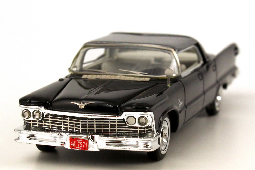 Foto 1:87 Imperial Crown 4-door Southampton (1958) schwarz / grau-met. NEO Scale Models 87571