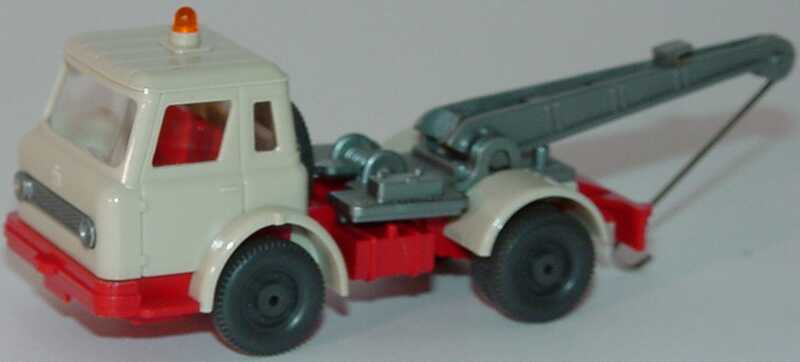 Foto 1:87 International Harvester CargoStar 2a Abschleppwagen hellgrau/rot (ohne Gummiband) Wiking 631