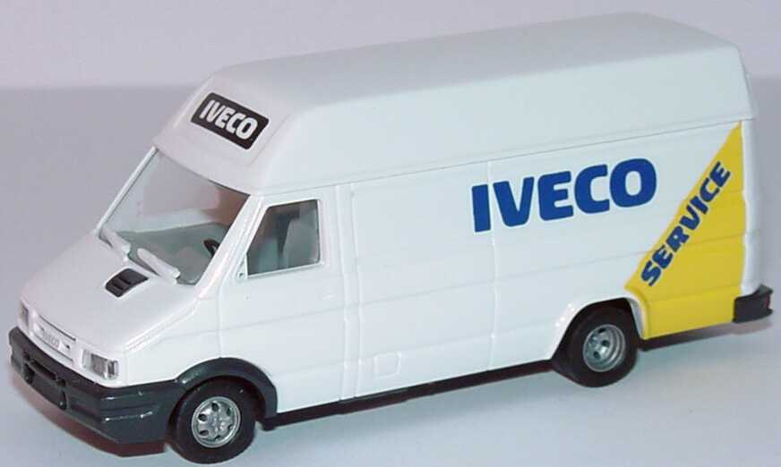 Foto 1:87 Iveco Daily Kasten lang Hochdach Iveco Service Werbemodell Busch 2508