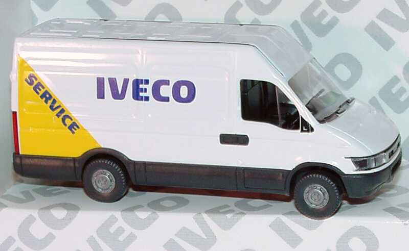 Foto 1:87 Iveco Daily (S2000) Kasten lang Hochdach Iveco Service Werbemodell Wiking 2730