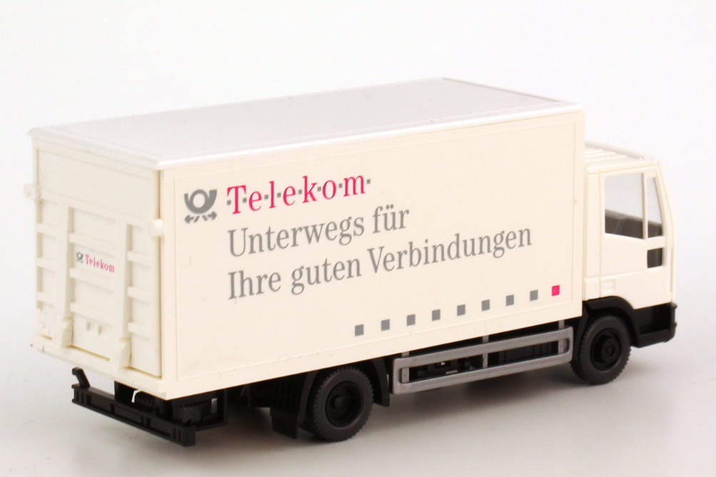 Foto 1:87 Iveco EuroCargo 2a Ko-Lkw Deutsche Post, Telekom - Unterwegs für Ihre guten Verbindungen Wiking