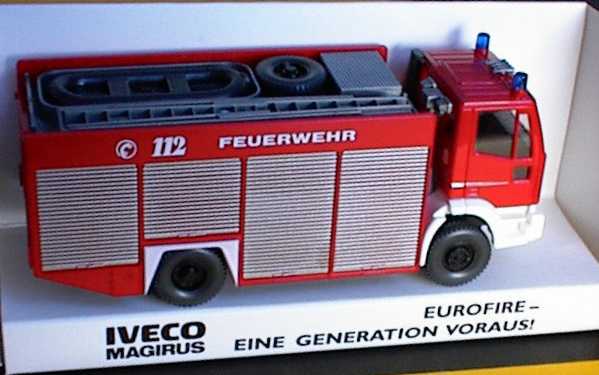 Foto 1:87 Iveco EuroFire RW2 Feuerwehr Werbemodell Wiking