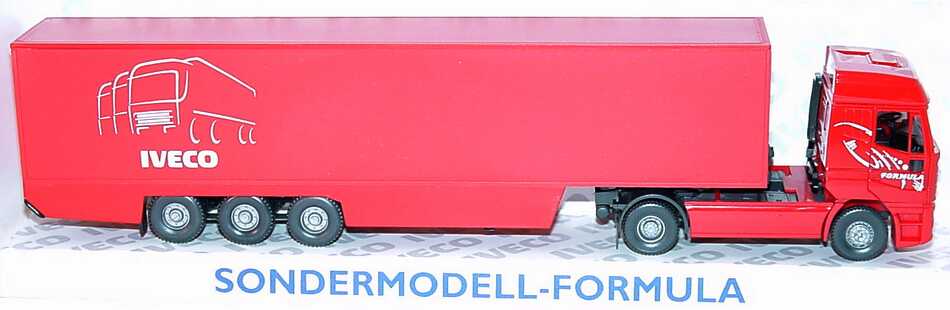 Foto 1:87 Iveco EuroStar Cv KoSzg Cv 2/3 rot Iveco Formula Werbemodell Wiking 2736