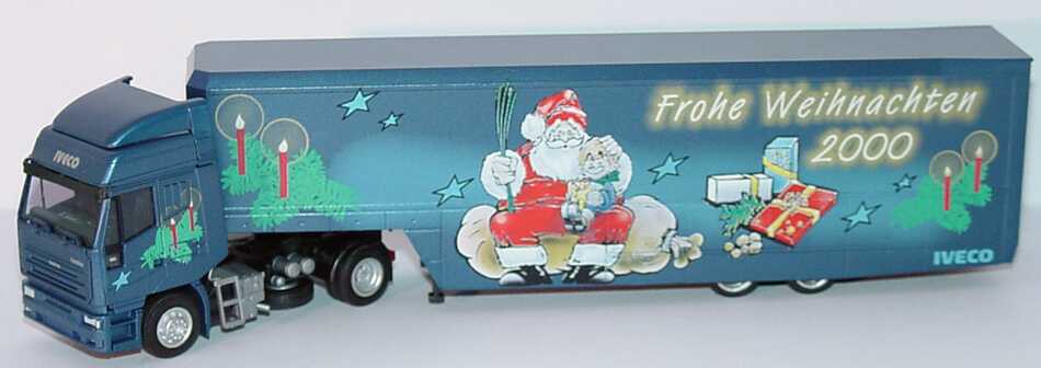 Foto 1:87 Iveco EuroStar Fv KoSzg Cv 2/3 Frohe Weihnachten 2000 Werbemodell AMW/AWM 2000