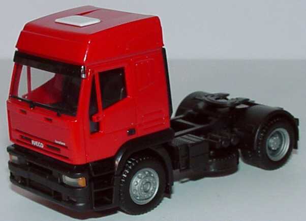 Foto 1:87 Iveco EuroTech Hochdach 2a Szgm rot herpa 142359