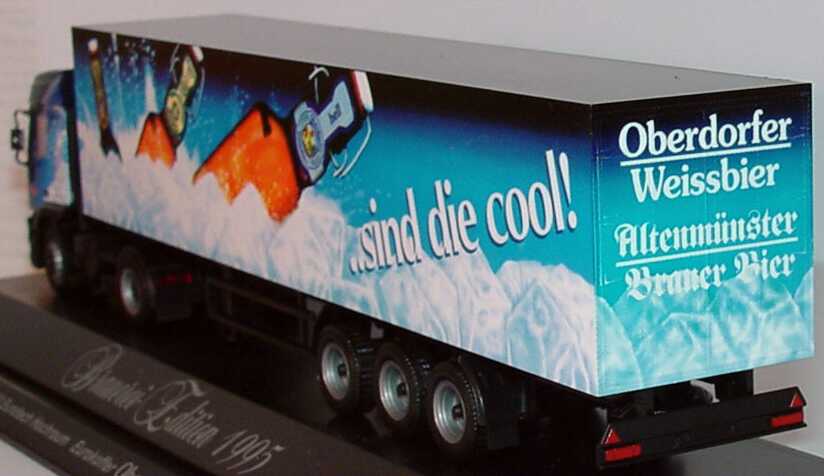 Foto 1:87 Iveco EuroTech Hochdach Cv KoSzg 2/3 Oberdorfer Weissbier ..sind die cool! herpa 183499