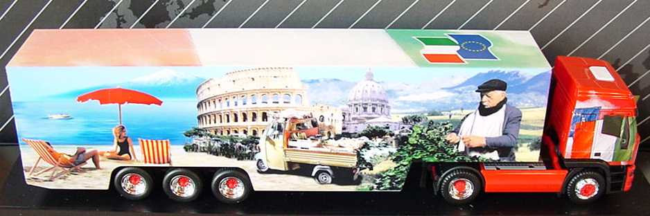 Foto 1:87 Iveco EuroTech Hochdach Cv KoSzg Cv 2/3 Italien-Truck (HHI-Modell Nr. 1) herpa