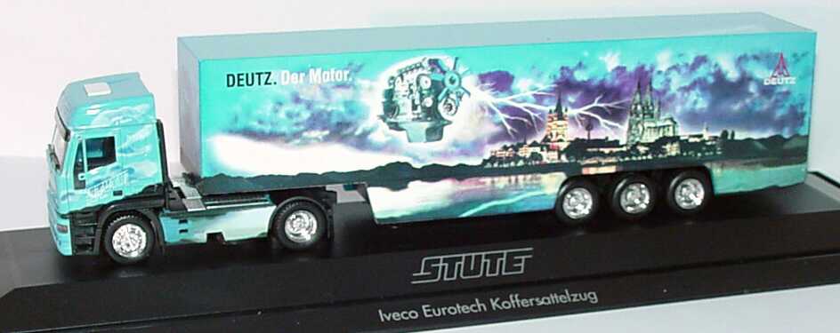 Foto 1:87 Iveco EuroTech Hochdach Cv KoSzg Cv 2/3 Sped. Stute, KHD Deutz, Der Motor herpa 185295