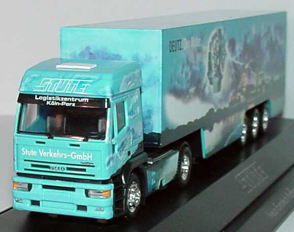 Foto 1:87 Iveco EuroTech Hochdach Cv KoSzg Cv 2/3 Sped. Stute, KHD Deutz, Der Motor herpa 185295