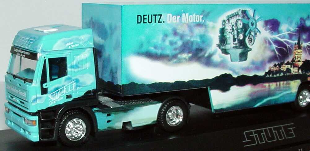 Foto 1:87 Iveco EuroTech Hochdach Cv KoSzg Cv 2/3 Sped. Stute, KHD Deutz, Der Motor herpa 185295